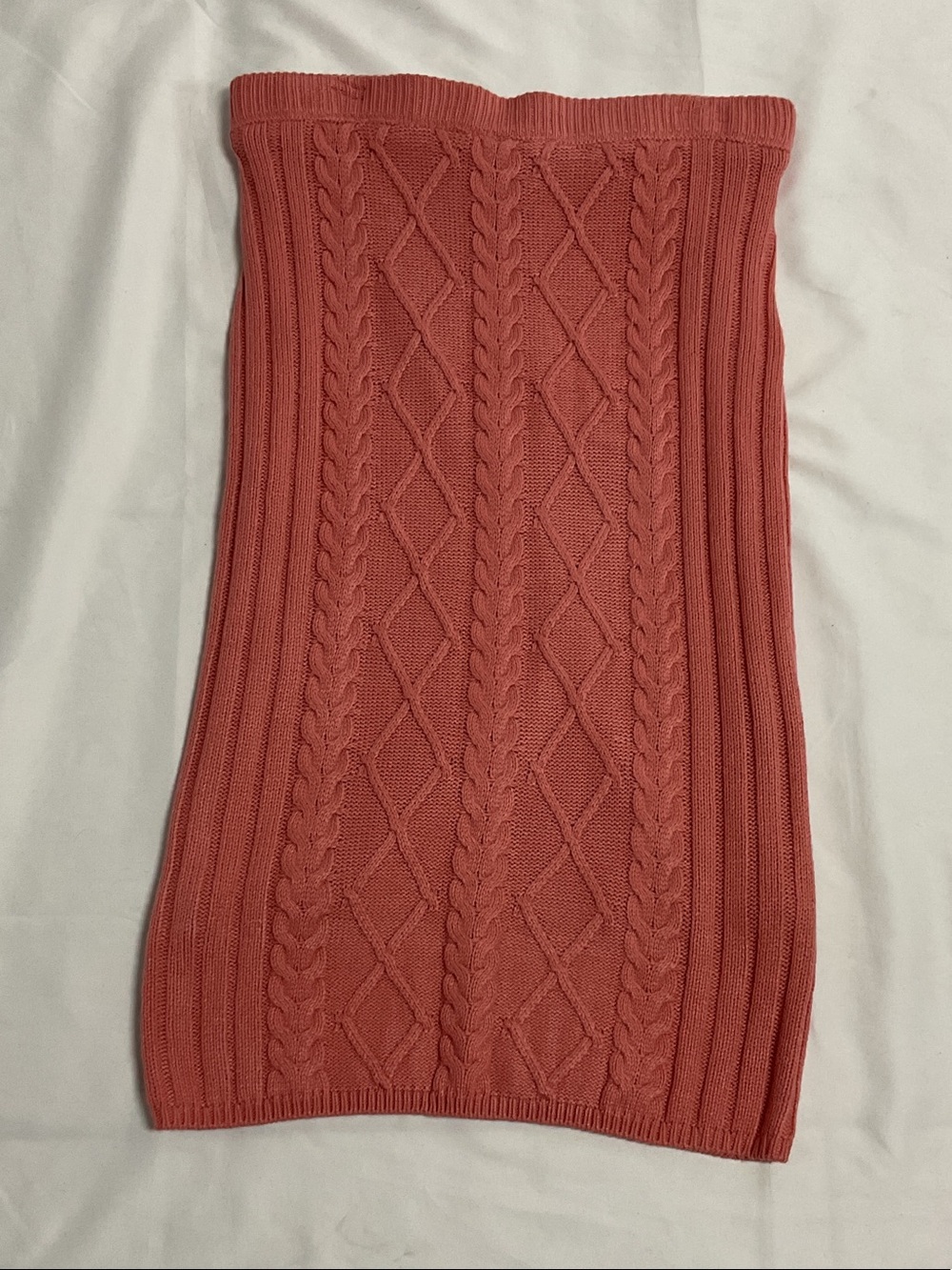 New York & Company Coral Cable Knit Midi Skirt